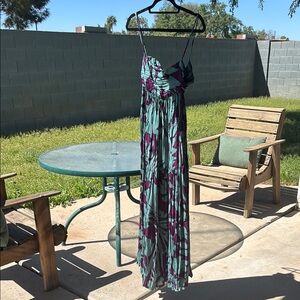 Floral Maxi Dress with Spaghetti Straps